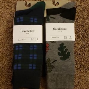4 pairs mens crew socks